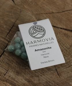 Perles Amazonite 'AA' 8mm, 1 pièce